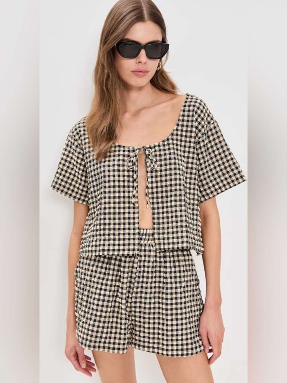 2-Piece VRG GRL The Sea & I Shorts and Smock Top in Multi